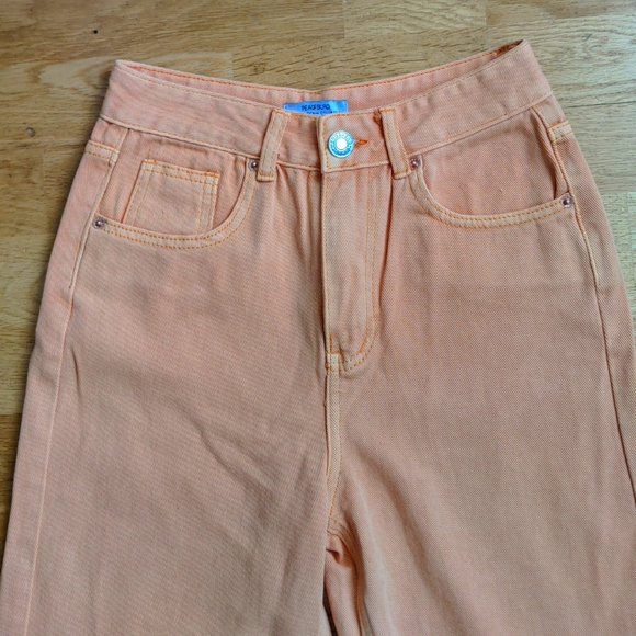 Peach Coloured high rise Jeans, small - Picture 1 of 4